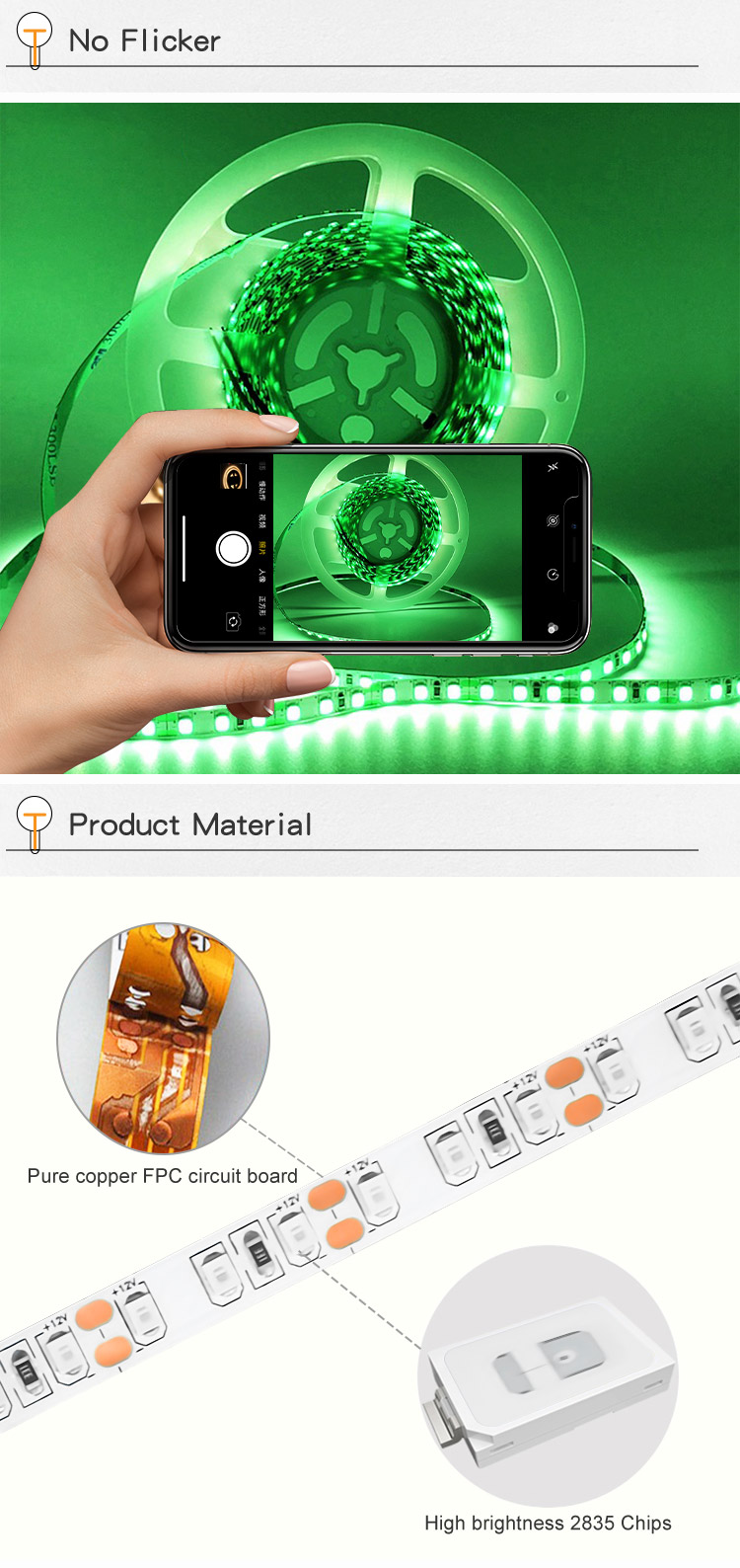 Green strip light
