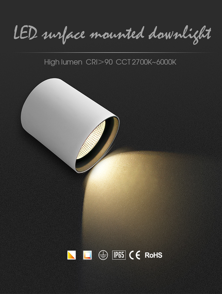 led downlights surface mounted