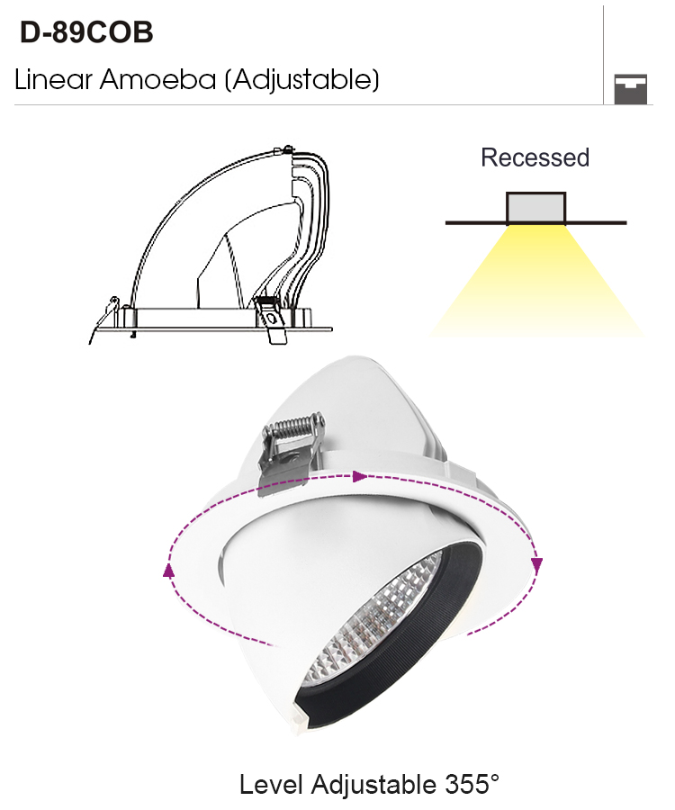 fire rated led downlight