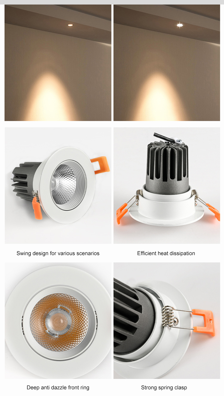 led downlight fixture housing