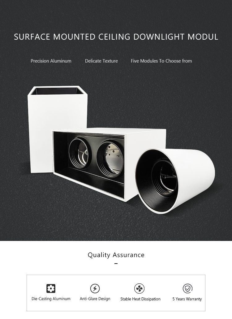 downlight housing aluminum