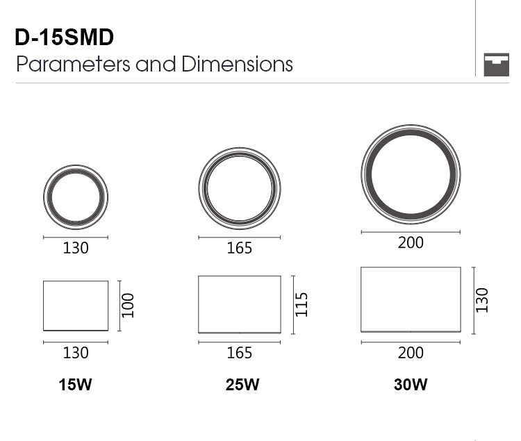etl smd down light