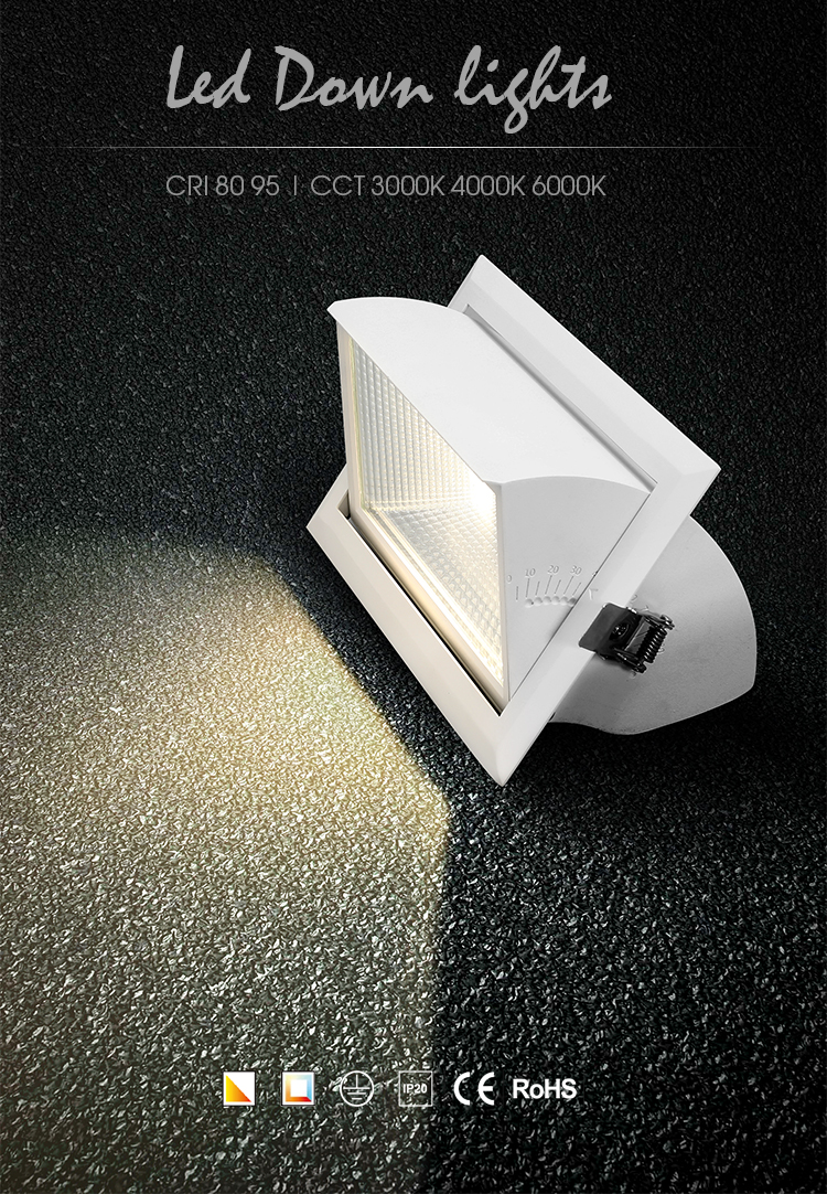 square downlight led