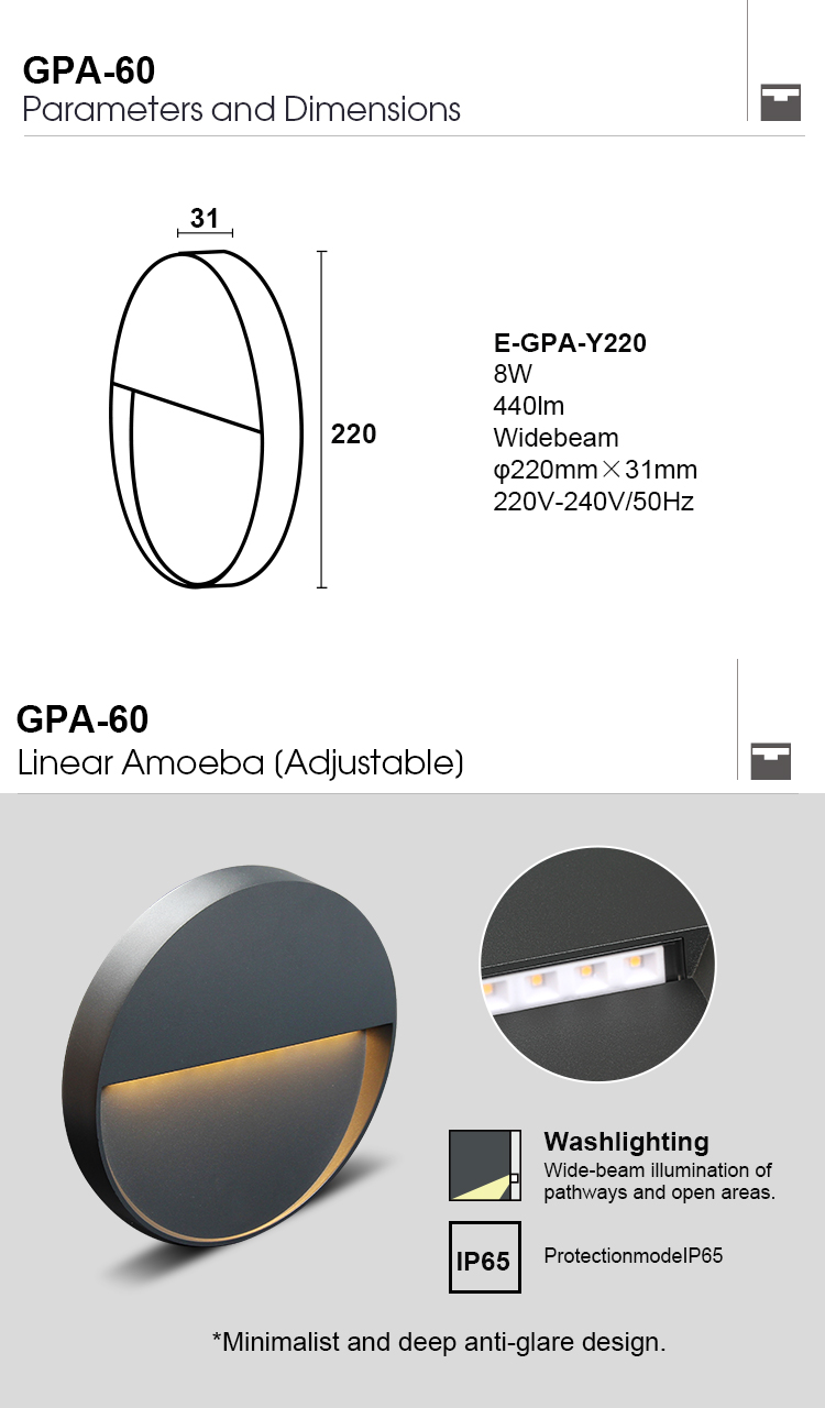 led wall light