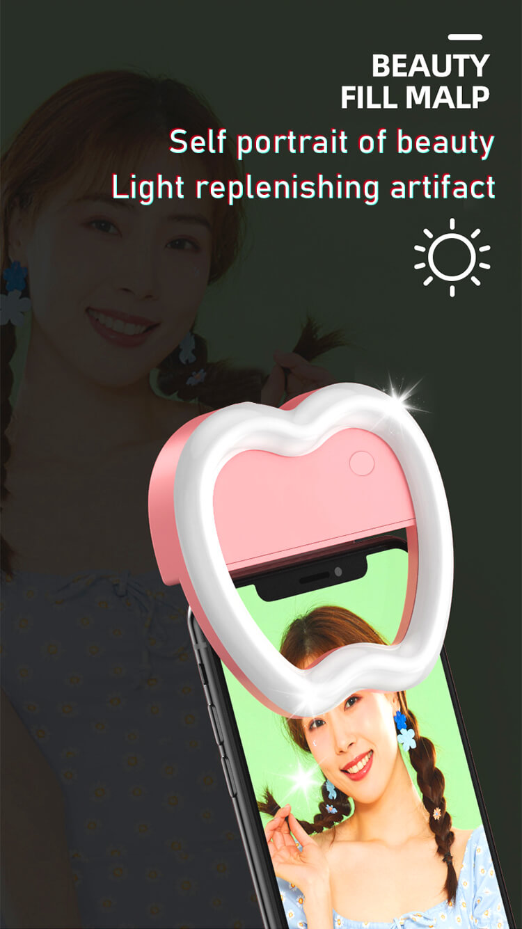 selfie led ring flash light