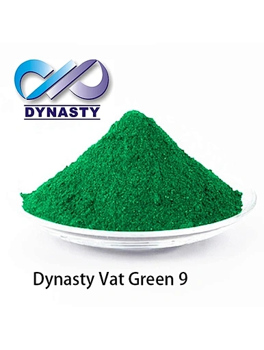 green cotton dye