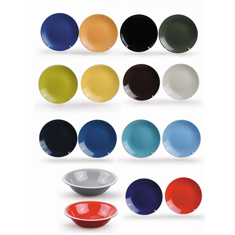 COLOR GLAZED PLATE