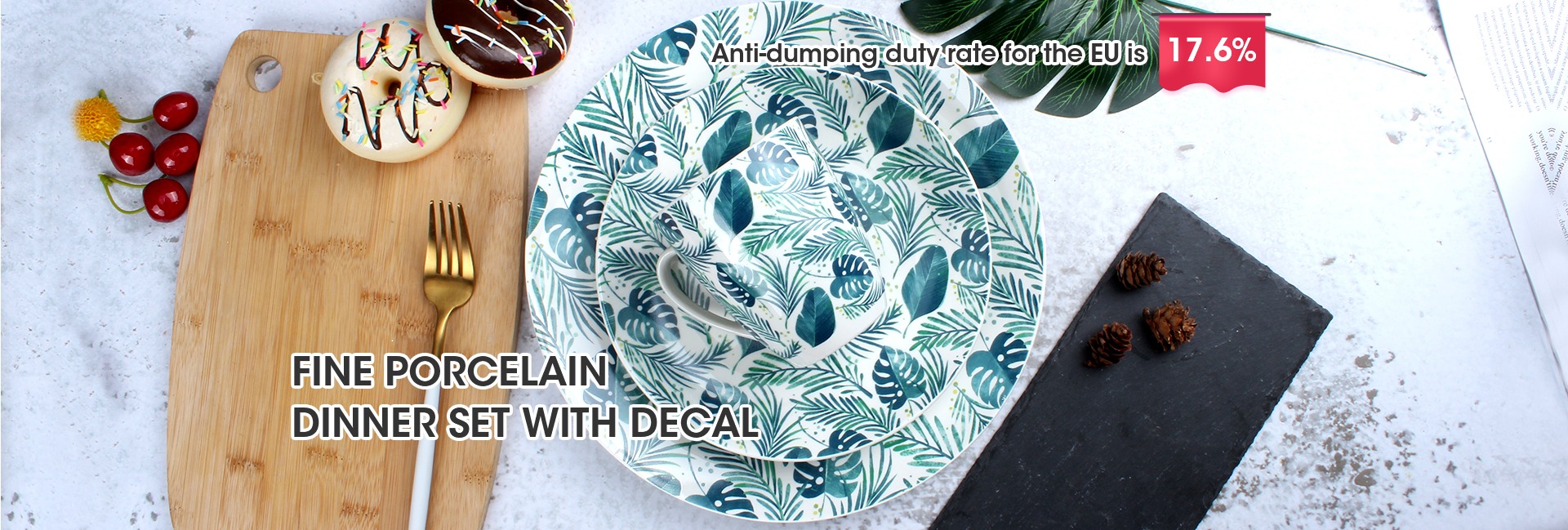 PAD PRINTING DINNER SET