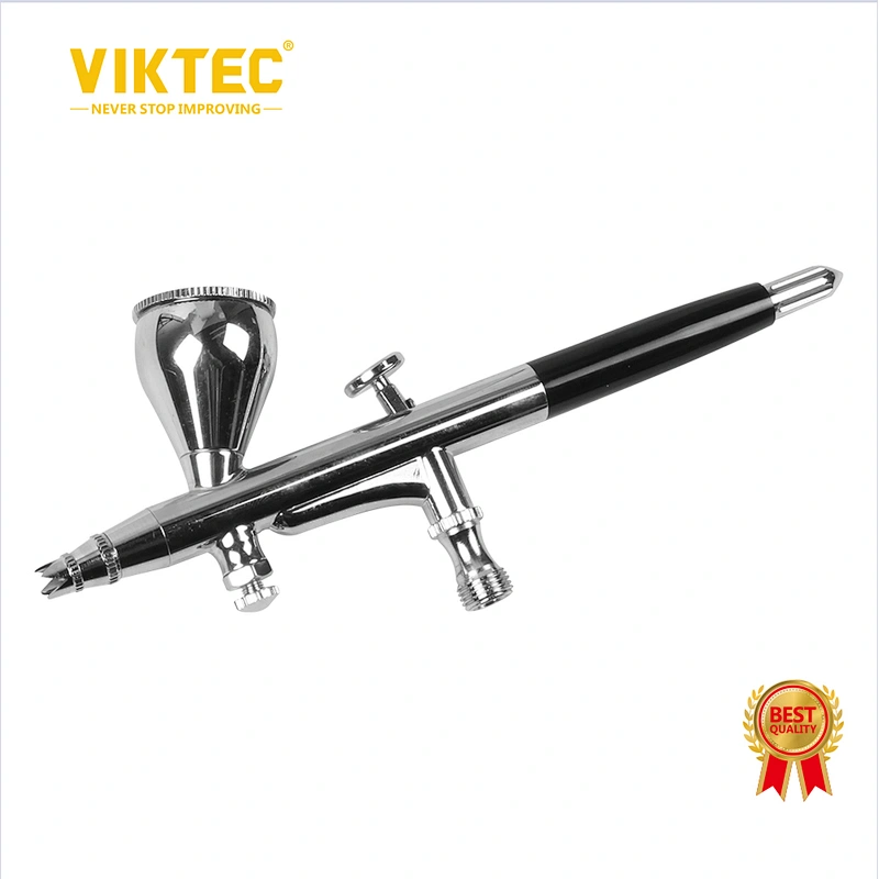Kit de pistola pulverizadora Viktec de 7 cc, pistola pulverizadora de gatillo, aerógrafo de doble acción para arte, artesanía, pintura modelo, decoración de pasteles, tatuajes