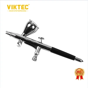 Kit de pistola pulverizadora Viktec de 7 cc, pistola pulverizadora de gatillo, aerógrafo de doble acción para arte, artesanía, pintura modelo, decoración de pasteles, tatuajes