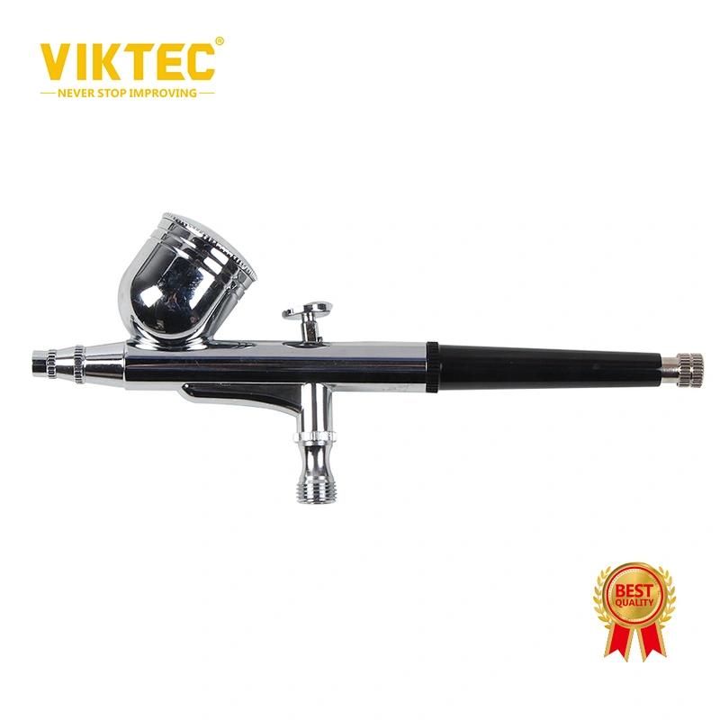 Kit de pistola pulverizadora Viktec, pistola pulverizadora de gatillo, aerógrafo de doble acción para arte, manualidades, pintura modelo, decoración de pasteles, tatuajes