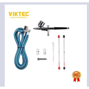 Аэрограф VIKTEC 7cc с гравитационной подачей и воздушным шлангом