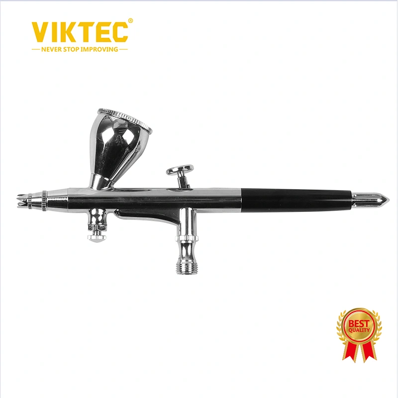 Kit de pistola pulverizadora Viktec de 7 cc, pistola pulverizadora de gatillo, aerógrafo de doble acción para arte, artesanía, pintura modelo, decoración de pasteles, tatuajes