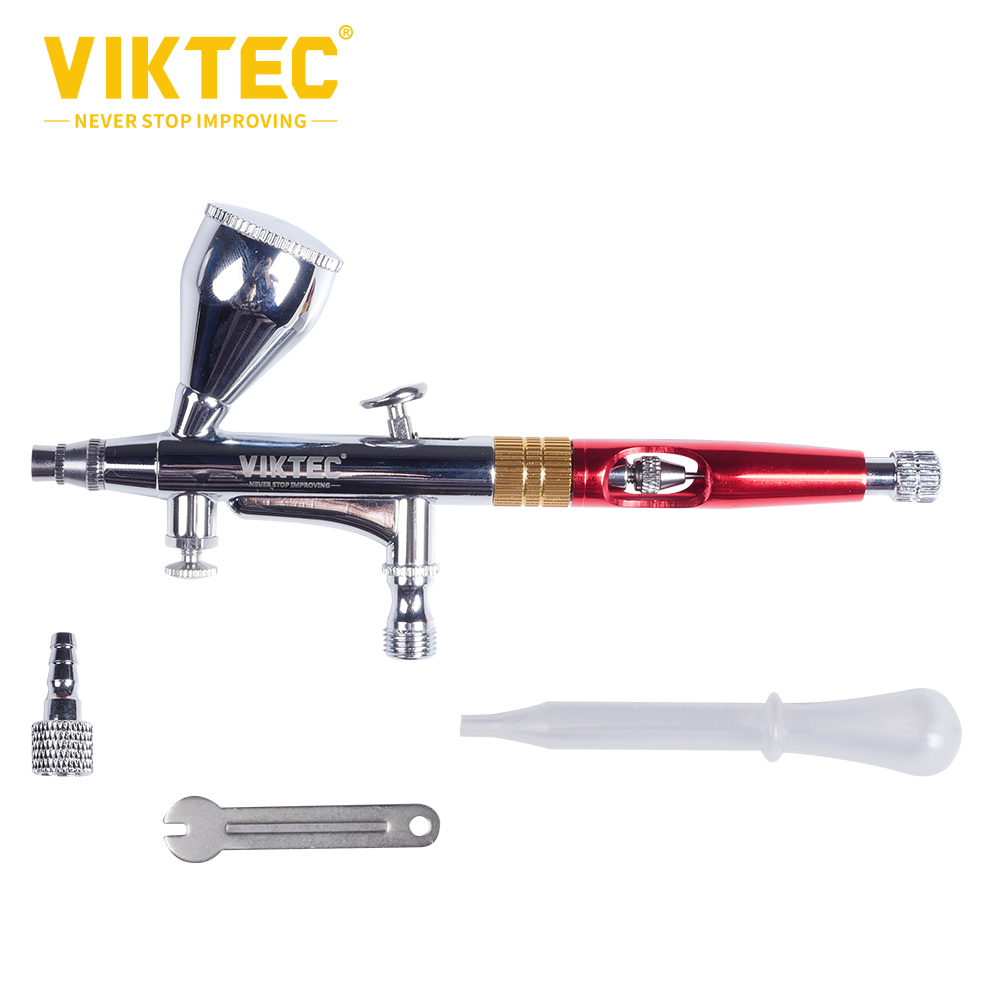 VIKTEC 9cc Гравитационный аэрограф с двойным управлением