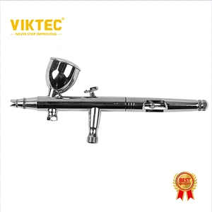 Viktec 2cc, 7cc, 13cc Juego de pistolas pulverizadoras Gatillo Pistola pulverizadora Aerógrafo de doble acción para artes, manualidades, pintura modelo, decoración de pasteles, tatuaje