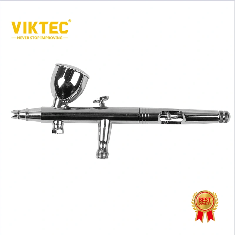 Viktec 2cc, 7cc, 13cc Juego de pistolas pulverizadoras Gatillo Pistola pulverizadora Aerógrafo de doble acción para artes, manualidades, pintura modelo, decoración de pasteles, tatuaje