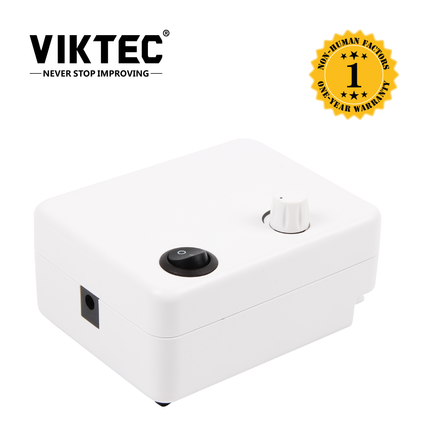 Mini compresor de aerógrafo portátil VIKTEC con perilla de ajuste de presión