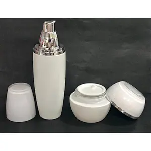 Glass Cosmetic Packaging / Safety Empty Skin Care Containers / Cream Jars/ Lotion Bottles