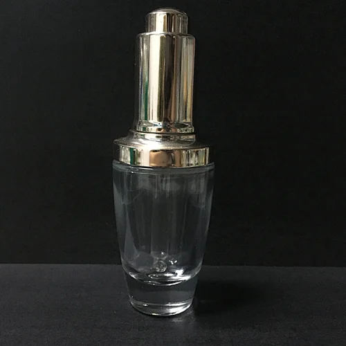 30ml empty essencial oil glass packaging cosmetic dropper bottle, customized logo and color are welcome
