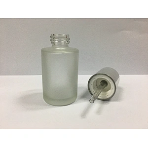Customized Empty Frosted/Painted Glass Dropper Bottles 30ml, Fancy Dropper Bottles packaging for oil/serum
