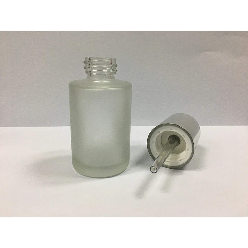 Customized Empty Frosted/Painted Glass Dropper Bottles 30ml, Fancy Dropper Bottles packaging for oil/serum