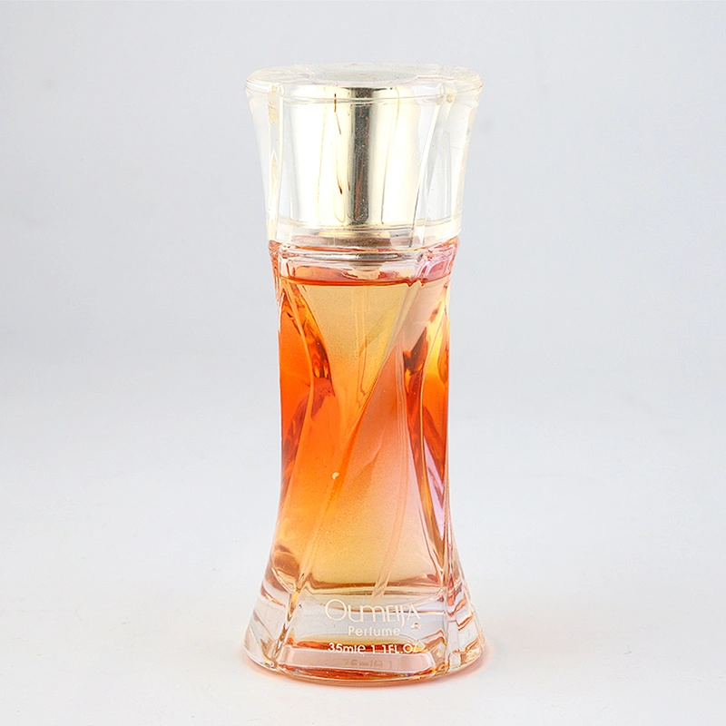 Good quality unique designer cylinder Deluxe glass perfume spray bottles