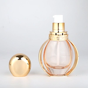 Luxury Cosmetics packaging 40ml empty liquid lotion glass foundation bottle