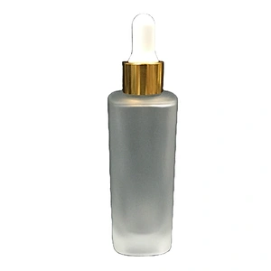 Customized Empty Glass Dropper Bottles 30ml, 50ml Fancy Dropper Bottles packaging for oil/serum Good Sealing Performance