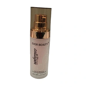 30ml Glass foundation bottle  with gold pump and clear cap, Customized color,  silk screen logo
