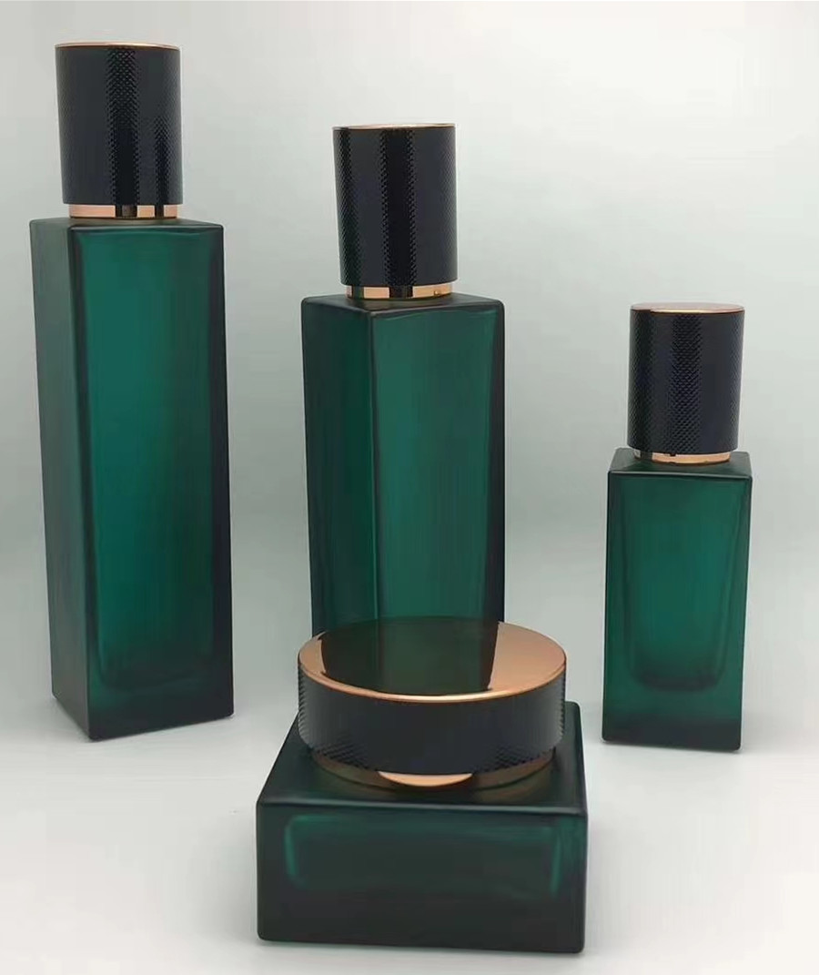 2021 hot selling fashion 50g 40ml 100ml 120ml Stamping Cosmetic Bottle Packaging Lotion Glass Jar