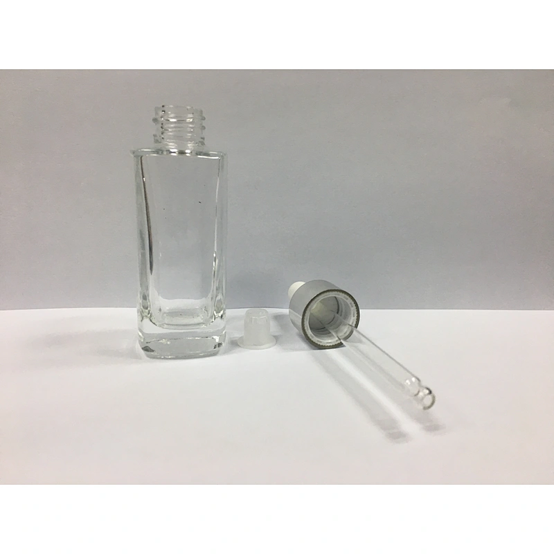 Customized Empty Glass Dropper Bottles 30ml, 50ml Fancy Dropper Bottles packaging for oil/serum Good Sealing Performance