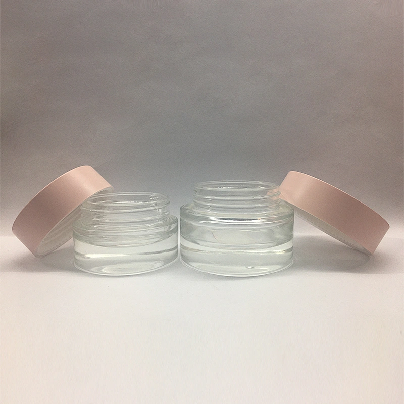 Wholesale 30g 50g thick bottom plastic lid cosmetic jar cream bottle