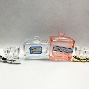 Empty pure natural glass perfume body spray glass bottle