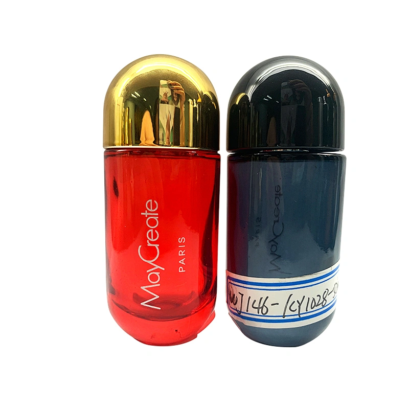 Wholesale customization empty 30ml Exquisite glass perfume bottle with aluminum cap