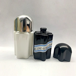 Custom Hot Sale 25ML Black Perfume Bottle Aromatherapy Bottle Refillable Atomizer Perfume Perfume Bottle