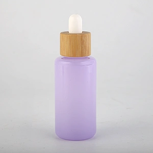 In Stock  Empty Glass Dropper Bottles 30ml Fancy Dropper Bottles packaging for oil/serum OEM with logo printed or hot foiled
