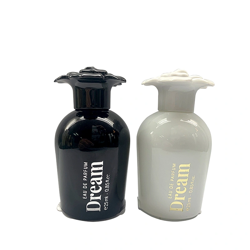 High quality refillable custom ceramic 50ML perfume glass bottle