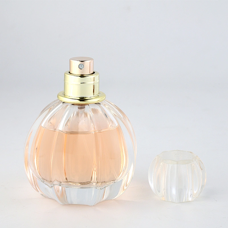 Wholesale Luxury 30ml Clear Empty Round Shaped Glass Spray Perfume Bottle