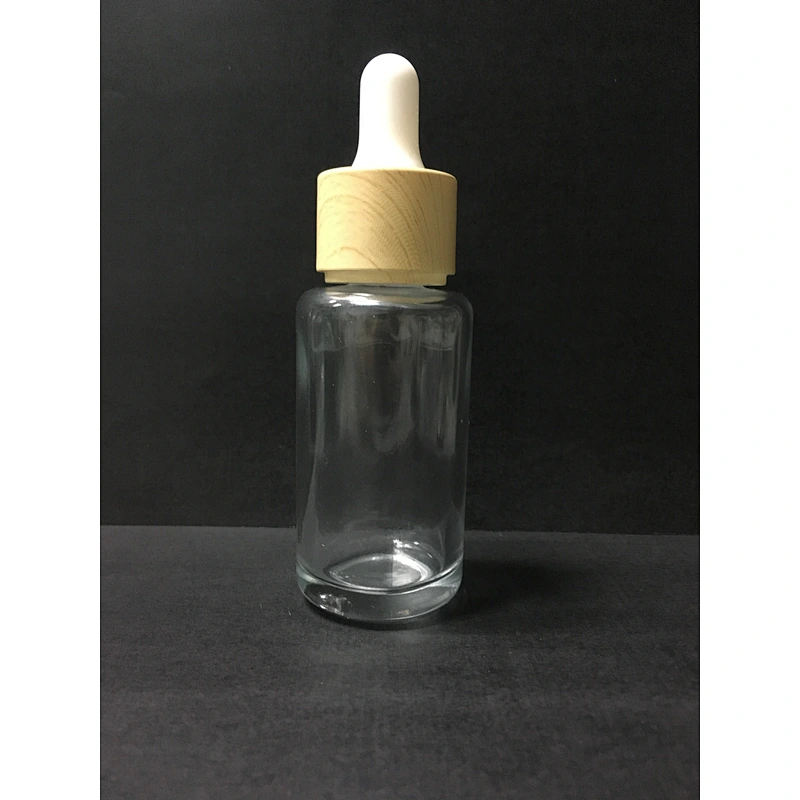 In Stock  Empty Glass Dropper Bottles 30ml Fancy Dropper Bottles packaging for oil/serum OEM with logo printed or hot foiled