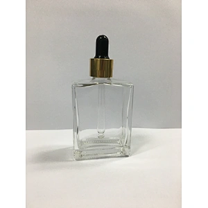 30 50 100ml empty essential oil/serum glass packaging cosmetic dropper bottle with dropper cap, customized color and printing