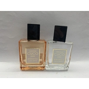 customized  Empty Glass Cap Perfume Bottle Refillable 25Ml Perfume Bottle