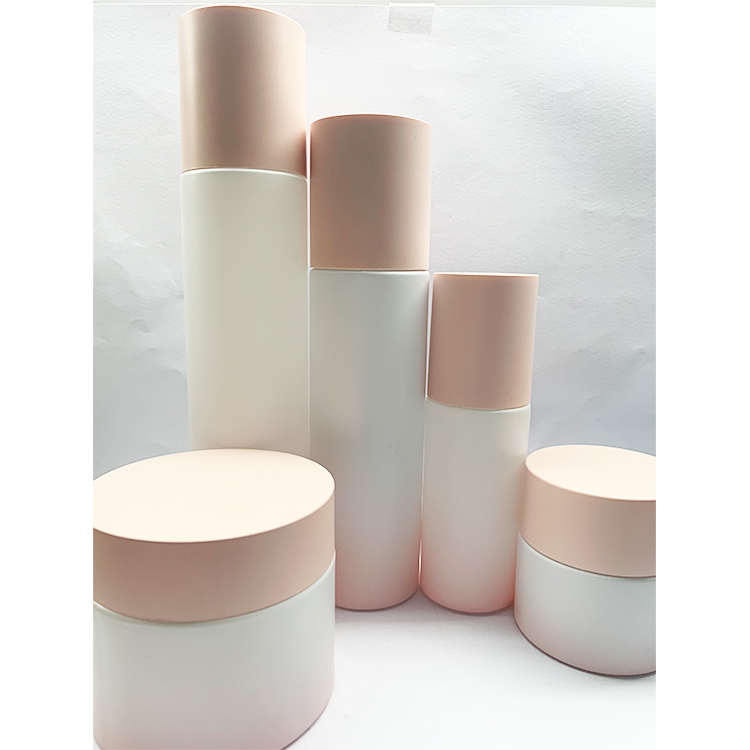 Luxury Packaging Skincare Bottle 130Ml 120Ml 100Ml 40Ml Glass Lotion Bottle With Pump