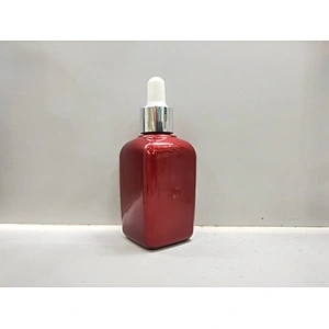 Hot sell 30 50ml empty essencial oil glass packaging cosmetic dropper bottle with aluminum shoulder and pump