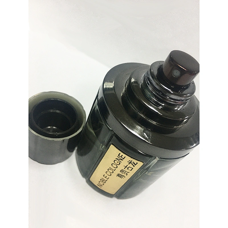 Wholesale High end Double plastic lid Glass Spray Empty Perfume Bottles