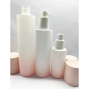 Luxury Packaging Skincare Bottle 130Ml 120Ml 100Ml 40Ml Glass Lotion Bottle With Pump