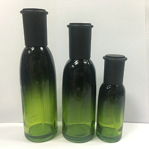 Skin care  packaging painting glass cosmetic bottles for lotion, serum, toner and cream. Customized color, logo are welcome