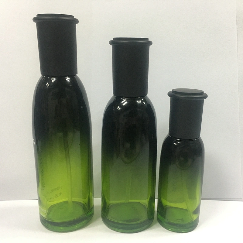 Skin care  packaging painting glass cosmetic bottles for lotion, serum, toner and cream. Customized color, logo are welcome