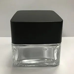 Glass Skincare Glass Cosmetic Packaging / Cosmetic Jars Packaging for Personal Care/50g jar