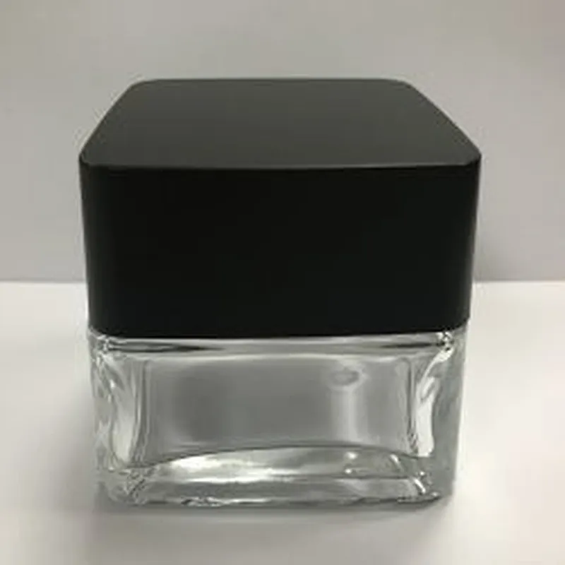 Glass Skincare Glass Cosmetic Packaging / Cosmetic Jars Packaging for Personal Care/50g jar