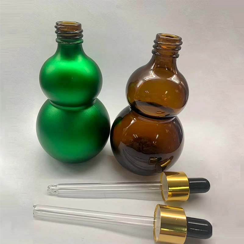 glass dropper bottle 50ml fancy dropper bottle packaging oil/serum
